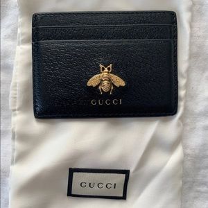Gucci Bee Card Holder - Gently used